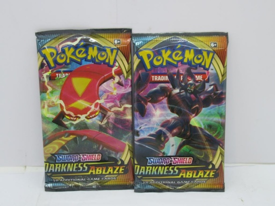 NEW HOT PRODUCT Sealed Pokemon Darkness Ablaze 2 Count 10-Card Pack Lot
