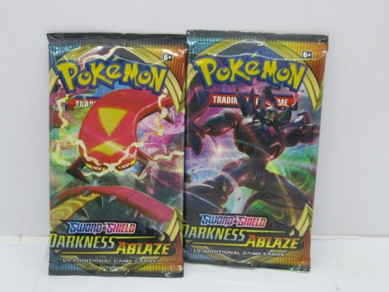 NEW HOT PRODUCT Sealed Pokemon Darkness Ablaze 2 Count 10-Card Pack Lot