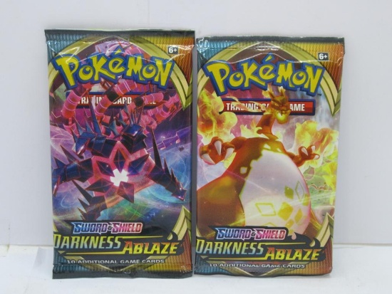 NEW HOT PRODUCT Sealed Pokemon Darkness Ablaze 2 Count 10-Card Pack Lot