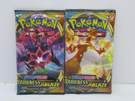 NEW HOT PRODUCT Sealed Pokemon Darkness Ablaze 2 Count 10-Card Pack Lot