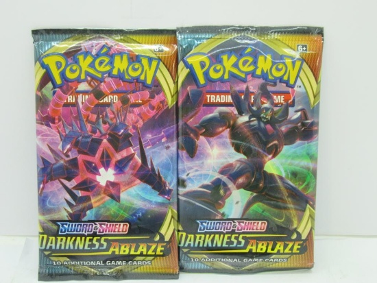 NEW HOT PRODUCT Sealed Pokemon Darkness Ablaze 2 Count 10-Card Pack Lot