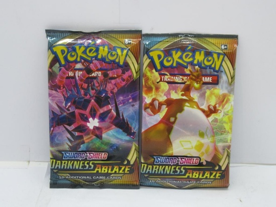 NEW HOT PRODUCT Sealed Pokemon Darkness Ablaze 2 Count 10-Card Pack Lot