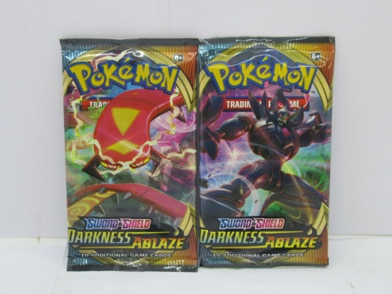 NEW HOT PRODUCT Sealed Pokemon Darkness Ablaze 2 Count 10-Card Pack Lot