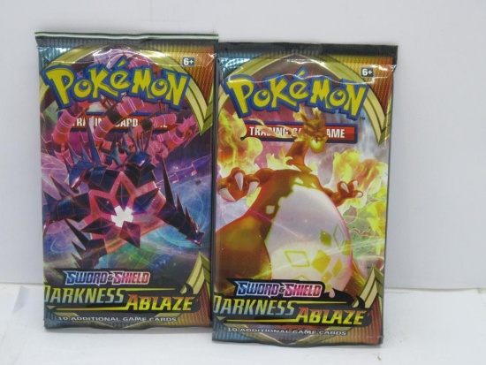 NEW HOT PRODUCT Sealed Pokemon Darkness Ablaze 2 Count 10-Card Pack Lot