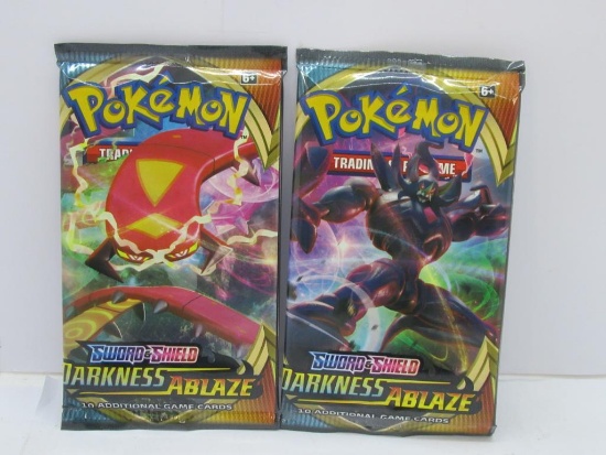 NEW HOT PRODUCT Sealed Pokemon Darkness Ablaze 2 Count 10-Card Pack Lot