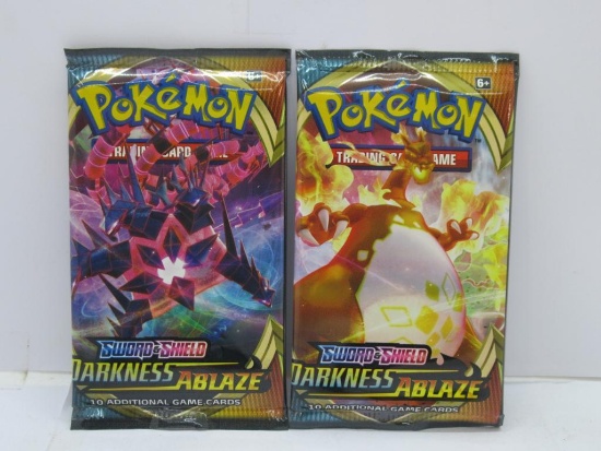 NEW HOT PRODUCT Sealed Pokemon Darkness Ablaze 2 Count 10-Card Pack Lot