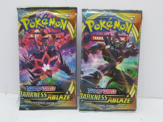 NEW HOT PRODUCT Sealed Pokemon Darkness Ablaze 2 Count 10-Card Pack Lot