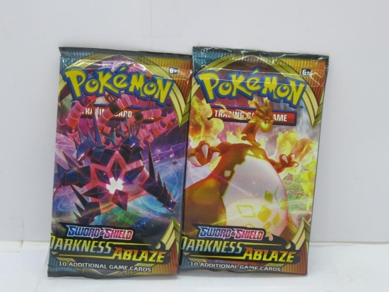 NEW HOT PRODUCT Sealed Pokemon Darkness Ablaze 2 Count 10-Card Pack Lot