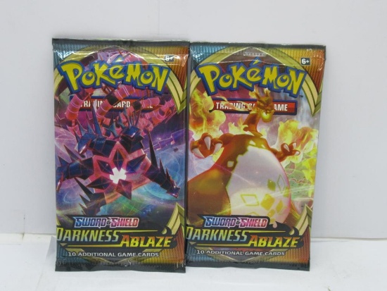 NEW HOT PRODUCT Sealed Pokemon Darkness Ablaze 2 Count 10-Card Pack Lot