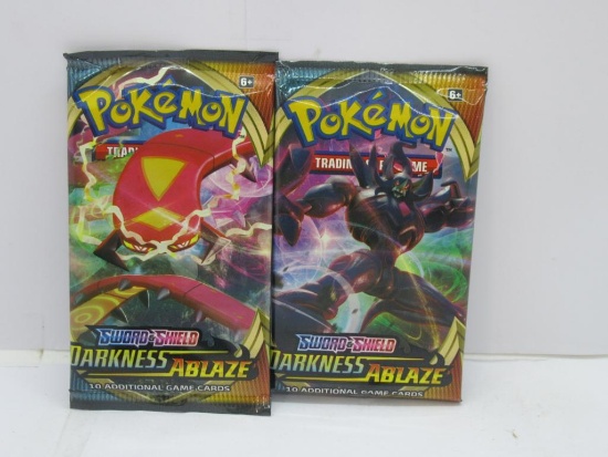 NEW HOT PRODUCT Sealed Pokemon Darkness Ablaze 2 Count 10-Card Pack Lot