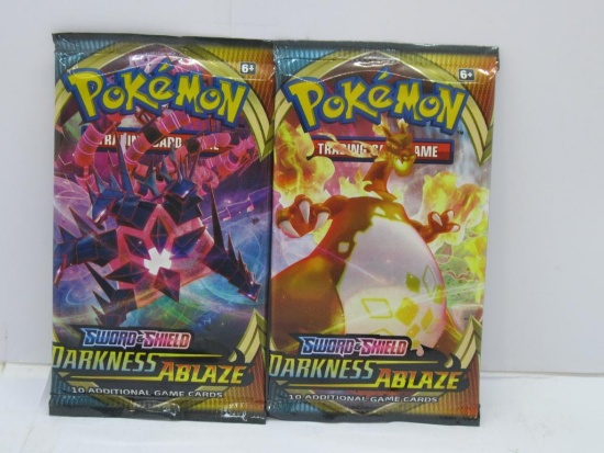 NEW HOT PRODUCT Sealed Pokemon Darkness Ablaze 2 Count 10-Card Pack Lot