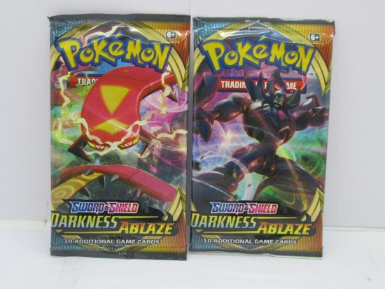 NEW HOT PRODUCT Sealed Pokemon Darkness Ablaze 2 Count 10-Card Pack Lot