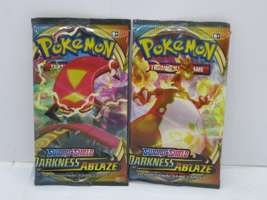 NEW HOT PRODUCT Sealed Pokemon Darkness Ablaze 2 Count 10-Card Pack Lot