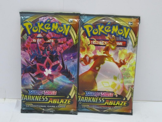 NEW HOT PRODUCT Sealed Pokemon Darkness Ablaze 2 Count 10-Card Pack Lot