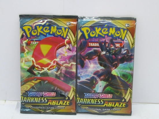 NEW HOT PRODUCT Sealed Pokemon Darkness Ablaze 2 Count 10-Card Pack Lot