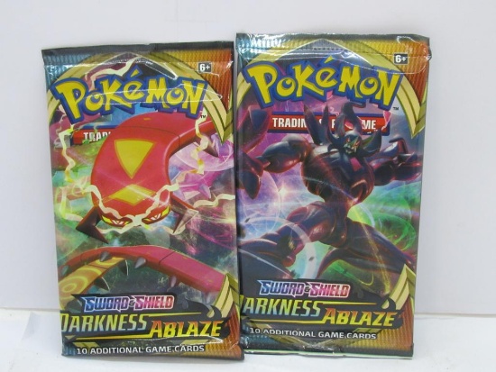 NEW HOT PRODUCT Sealed Pokemon Darkness Ablaze 2 Count 10-Card Pack Lot