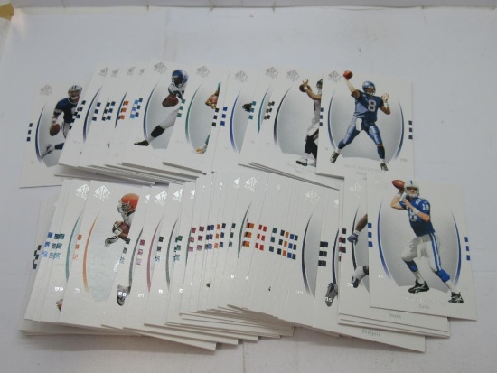 Complete 2007 SP Authentic Football 100 Card Set
