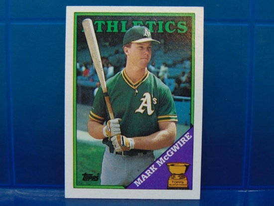 1988 Topps Baseball Card #580 Mark McGwire