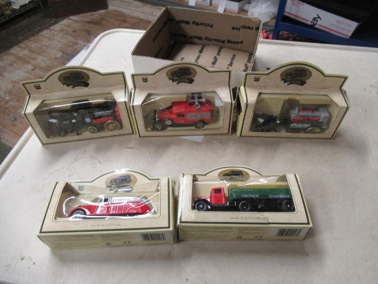 5 Chevron Die Cast Cars