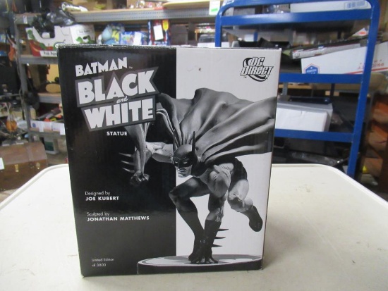 Batman Black and White Statue 8" tall