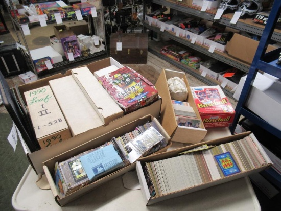 Flat Full of Misc Sports Cards