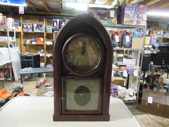 Vintage Seth Thomas Clock 19" tall. NO SHIPPING