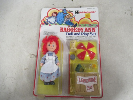 Raggedy Ann Doll & Playset