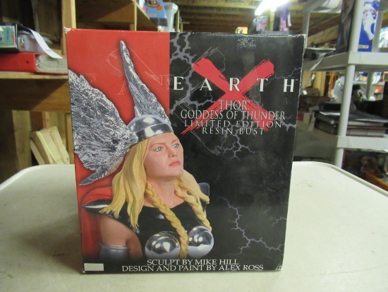 Earth Thor Goddess of Thunder Limited Edition Resin Bust