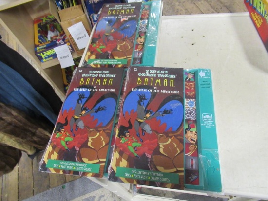 3 Golden Sound Story Book Batman in the Maze of the Monster