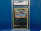 2018 Pokemon Lost Thunder Card 118/214 Alolan Meowth Reverse Holo - Graded NM 7