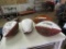 4 Footballs ''Some signed'' NO SHIPPING