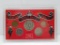 Display of Canadian World War II Coin Set with Silver Half Dollar, Quarter & Dime