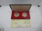 Royal Canadian Mint Four Generals Medallion Set with 48.6 Gram .925 Fine Silver Medal in Display