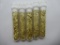 5 Vials of gold flake