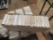 Long box of comic books