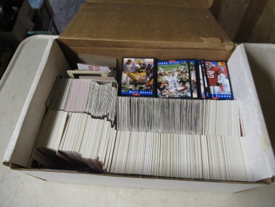 Box of sport cards