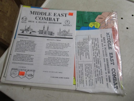 New 1993 axis & allies middle east combat expansion
