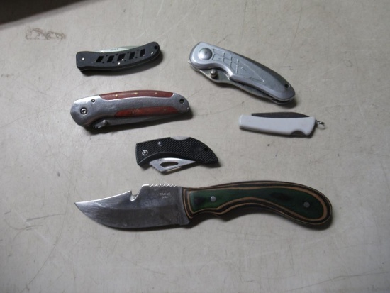 Lot of pocket knives