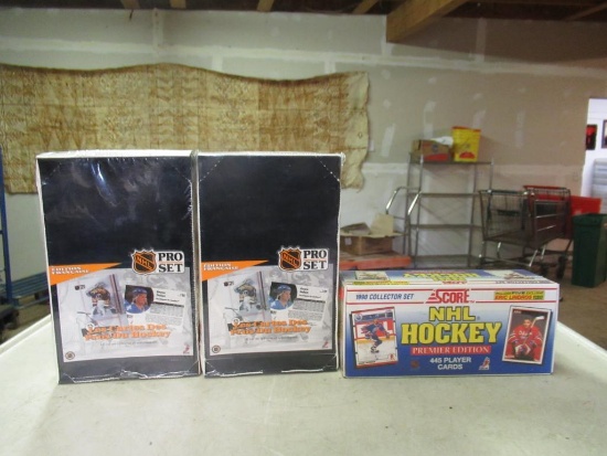 3 Sealed boxes of sport cards