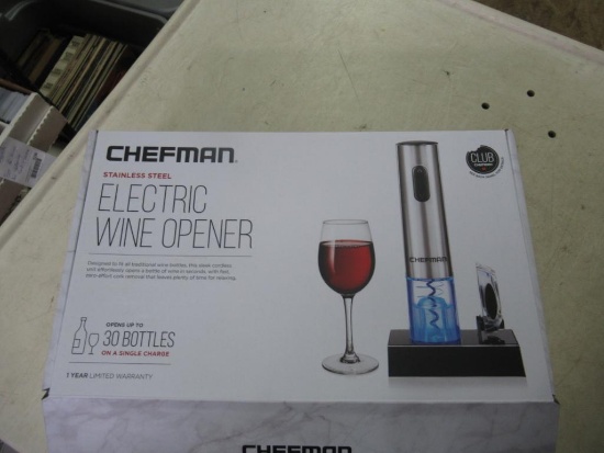 New chefman electric wine opener
