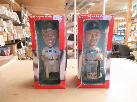 Ichiro and Boone Bobbleheads