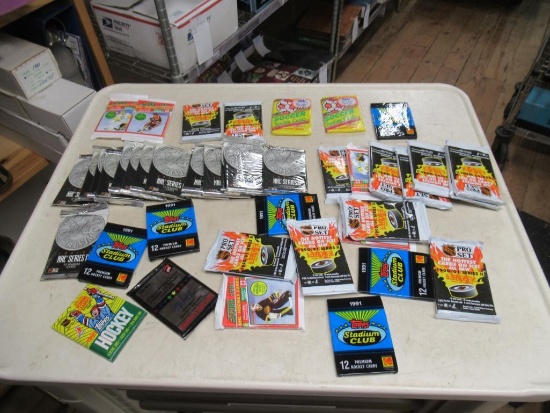 Sealed Sports Card Packs