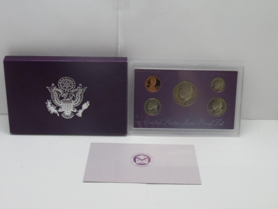 1989 United States Mint Proof Coin Set in Original Box