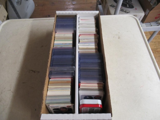 Box of Sports Cards