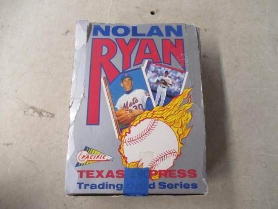 Sealed packs of Pacific Nolan Ryan baseball cards.