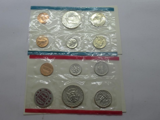 1972 United States Mint Uncirculated Coin Set in Original Envelope