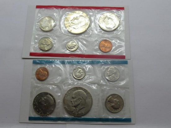 1978 United States Mint Uncirculated Coin Set in Original Envelope