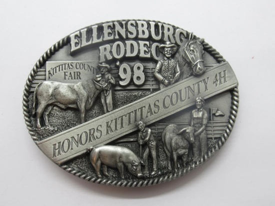 Belt Buckle - Ellensburg Rodeo Kittitas County Fair 100/600