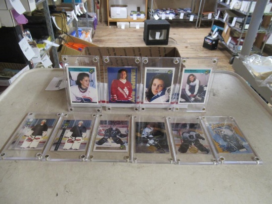 10 Slabbed Cards of Manon Rheaume - First Lady of Hockey