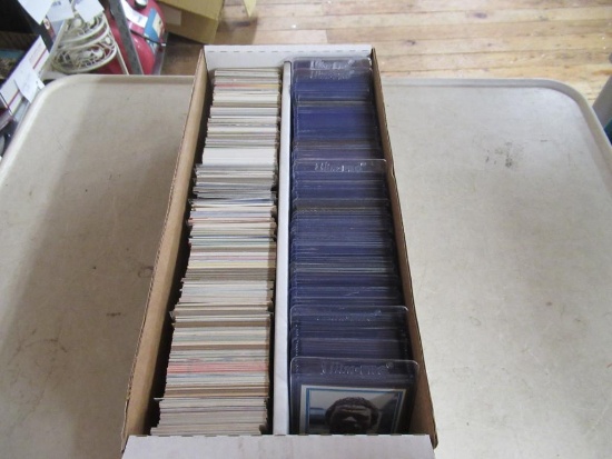 Box of Sports Cards
